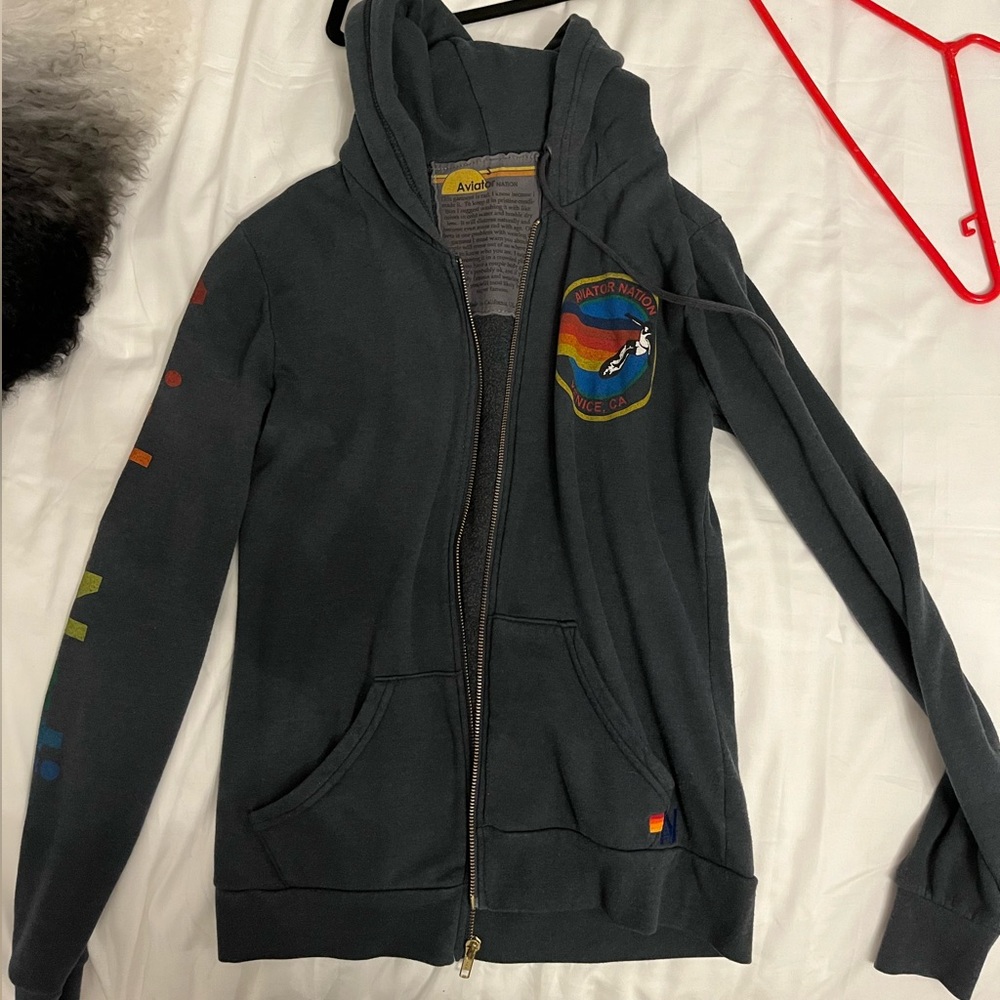 Aviator Nation Zip Up Hoodie